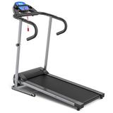 Costway Electric Foldable Treadmill with LCD Display and Heart Rate Sensor
