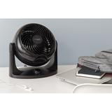 IRIS USA, Inc. Woozoo Circulator Personal 185" Table Fan in Black, Size 11.42 H x 7.48 W x 11.42 D in | Wayfair 586798