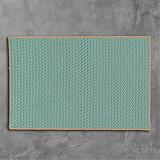 Blue/Brown/Green Area Rug - Bay Isle Home™ Mammari Wool Teal Area Rug Polypropylene in Blue/Brown/Green, Size 24.0 W x 180.0 D in | Wayfair