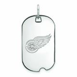 "Women's Detroit Red Wings Sterling Silver Small Dog Tag"