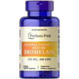 Puritan's Pride Bromelain 250 mg 300 GDU/gram-120 Caplets