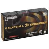 Federal Gold Medal Berger Ammo 6.5 Creedmoor 130gr Berger Hybrid Otm - 6.5mm Creedmoor 130gr Hybrid