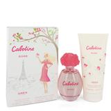 Cabotine Rose For Women By Parfums Gres Gift Set - 3.4 Oz Eau De Toilette Spray + 6.7 Oz Body Lotion