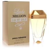 Lady Million Eau My Gold For Women By Paco Rabanne Eau De Toilette Spray 2.7 Oz
