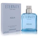 Eternity Aqua For Men By Calvin Klein Eau De Toilette Spray 6.7 Oz