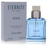Eternity Aqua For Men By Calvin Klein Eau De Toilette Spray 1 Oz