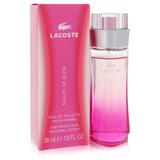 Touch Of Pink For Women By Lacoste Eau De Toilette Spray 1 Oz