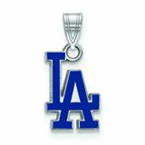 "Women's Los Angeles Dodgers Silver Enamel Pendant"