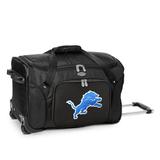Black Detroit Lions 22" 2-Wheeled Duffel Bag