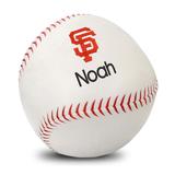 White San Francisco Giants Personalized Plush Baby Baseball