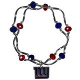 Women's New York Giants Bead Stretch Bracelet
