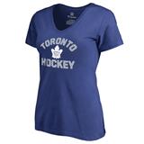 Women's Blue Toronto Maple Leafs Overtime T-Shirt