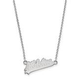 Women's Oakland Athletics Small Sterling Silver Pendant Necklace