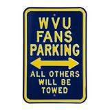 Navy West Virginia Mountaineers 12" x 18" College Parking Sign