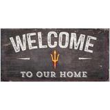 Arizona State Sun Devils 6" x 12" Welcome To Our Home Sign