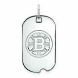 Women's Boston Bruins Sterling Silver Small Dog Tag