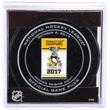 Pittsburgh Penguins October 4 2017 Stanley Cup Championship Banner Raising Official Game Puck