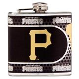 Silver Pittsburgh Pirates 6oz. Stainless Steel Hip Flask