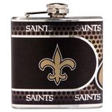 Silver New Orleans Saints 6oz. Stainless Steel Hip Flask