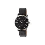 Simplify The 4700 Leather-Band Watch w/Date Black Standard SIM4702