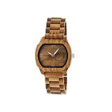 Earth Wood Scaly Bracelet Watches w/Date Olive One Size ETHEW2104