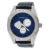 Morphic M46 Series Men's Watches Silver Case Navy Dial MPH4603