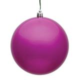 Vickerman 487570 - 10" Fuchsia Candy Ball Christmas Tree Ornament (N592570DCV)