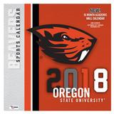 "Oregon State Beavers 2018 12"" x Team Wall Calendar"
