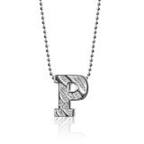 Women's Alex Woo Princeton Tigers Little Collegiate 14K White Gold & Diamond Necklace
