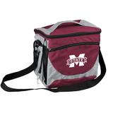 "Mississippi State Bulldogs Logo 24-Can Cooler"