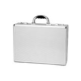 TZ Case AN908 Aluminum Briefcase 18.25x13x5in - Silver Stripes AN-908SS