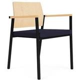 Avon Reception Seating Series - Plywood Back / Fabric Seat Stackable Guest Chair in