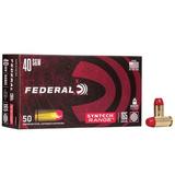 Federal Syntech 40 S&W Ammo - 40 S&W 165gr Total Synthetic Jacket 50/Box