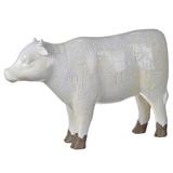 August Grove® Magnesia Cow Accent Figurine Ceramic in Blue/White, Size 15.0 H x 24.0 W x 4.0 D in | Wayfair 3D5C4E36E9E840E4BCE9974F79E17B55