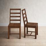 Birch Lane™ Bilmar Wooden Side Chair Wood in Brown/Red, Size 41.0 H x 18.5 W x 22.5 D in | Wayfair ED984C9193454204B6142726A50B81B6