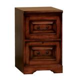 Lark Manor™ Friesen 2 Drawer Vertical File Cabinet Wood in Brown/Red, Size 30.0 H x 18.5 W x 22.0 D in | Wayfair DRBC2243 31019856