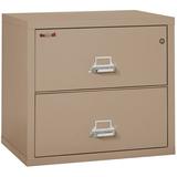 FireKing Fireproof 2-Drawer Lateral Filing Cabinet Metal in Brown, Size 27.75 H x 31.19 W x 22.13 D in | Wayfair 2-3122-CTA