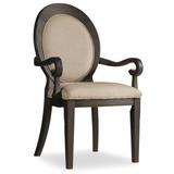 Hooker Furniture Corsica Upholstered Dining Arm Chair Upholstered/Fabric, Size 40.5 H x 23.75 W x 24.5 D in | Wayfair 5280-75402