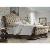 Hooker Furniture Rhapsody Sleigh Bed Wood & /Upholstered/Polyester in Brown | Wayfair 5070-90566
