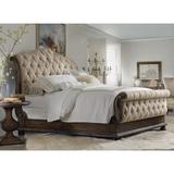 Hooker Furniture Rhapsody Sleigh Bed Wood & /Upholstered/Polyester in Brown | Wayfair 5070-90550