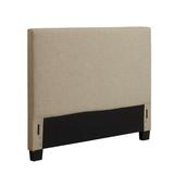 Modus Furniture Panel Headboard Upholstered/Polyester in Brown, Size 48.0 H x 62.0 W x 4.0 D in | Wayfair 3ZL7L4BH8