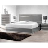 Wade Logan® Platteville Platform Bed Wood & Metal/Metal in Black, Size 45.0 H x 76.0 W x 89.0 D in | Wayfair 7658341073B64D55AEE2D619CE944DC3