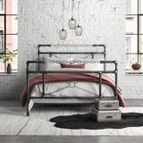 Steelside™ Liam Low Profile Platform Standard Bed Metal in Gray, Size 51.63 H x 76.0 W x 84.0 D in | Wayfair TADN2952 27476648