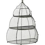 Zentique Iron Bird Cage Iron in Black/Gray, Size 31.0 H x 25.25 W x 12.5 D in | Wayfair PC007