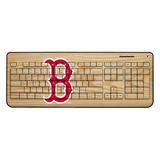 Boston Red Sox Wood Print Wireless USB Keyboard