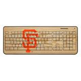 San Francisco Giants Wood Print Wireless USB Keyboard