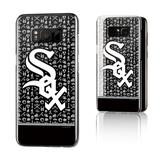 Chicago White Sox Galaxy S8 Logo Stripe Clear Case