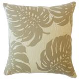 Bayou Breeze Maiah Floral Down Filled Lumbar Pillow Synthetic/Down/Feather in Brown, Size 12.0 H x 18.0 W x 6.0 D in | Wayfair BBZE3909 42768124