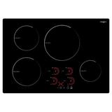 Ancona 29" Induction Cooktop w/ 4 Burners, Metal, Size 2.15 H x 21.0 W x 30.0 D in | Wayfair AN-2403