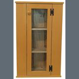August Grove® Musco Corner Display Stand Wood in Yellow, Size 35.5 H x 22.0 W x 8.5 D in | Wayfair AGTG2960 42621326